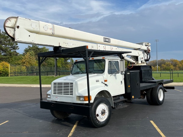 Used 2000 International 4700 Boom Truck for sale $21,800 at Midwest Truck Group in West Chicago IL