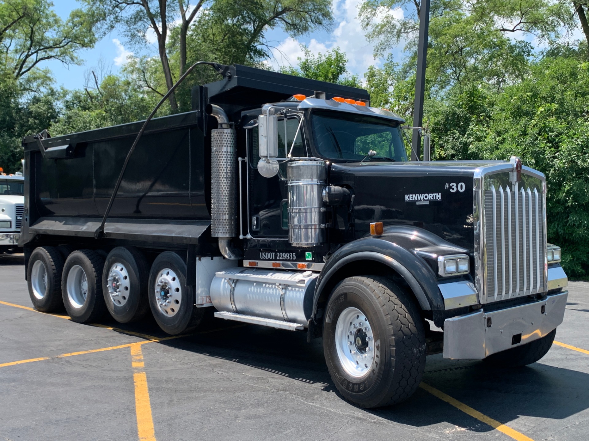 Used 2007 Kenworth W900 QuadAxle Dump Truck Cat C15 Acert 475 HP For Sale (Sold) Midwest