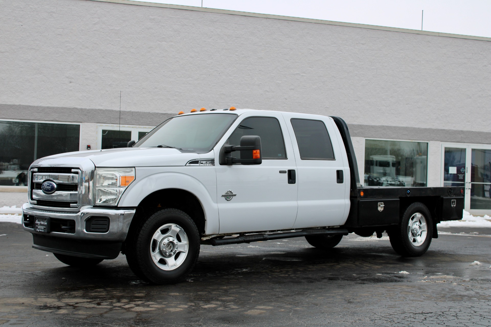 Used 2013 Ford F350 Super Duty XLT 4x4 Diesel Flat Bed with 5th Wheel