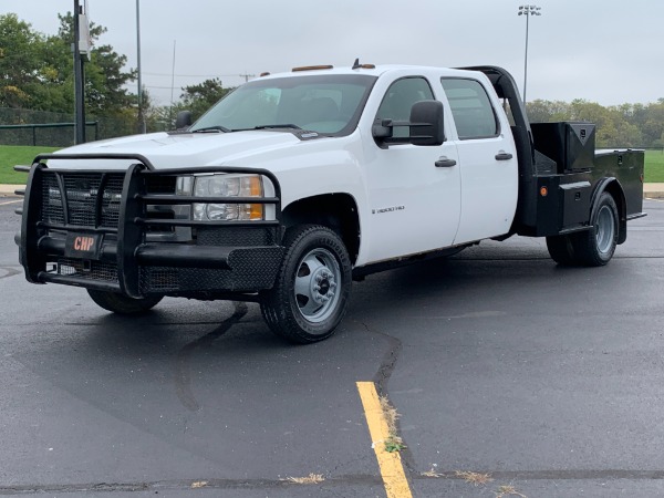 Used 2008 Chevrolet Silverado 3500HD Flat Bed 4X4 Crew Cab-Duramax Diesel-Automatic for sale $22,800 at Midwest Truck Group in West Chicago IL
